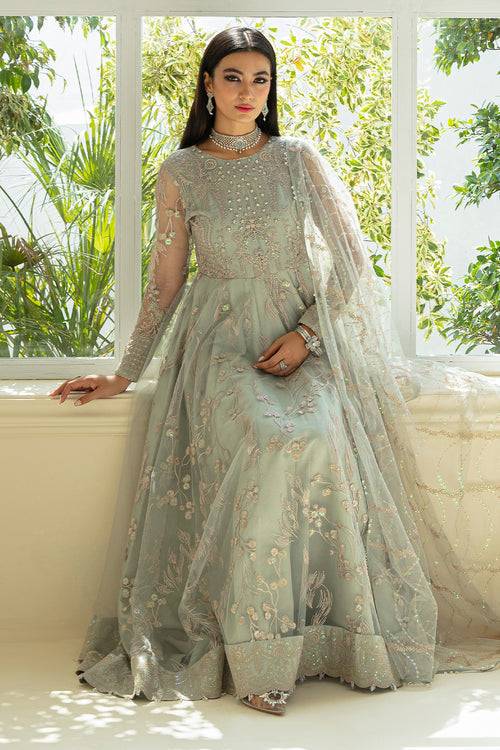 Baroque | Luxury Pret 24 | NET UF-627 - Pakistani Designer Dress - by Baroque | Type: Luxury - 100% Original at Saira Sultan