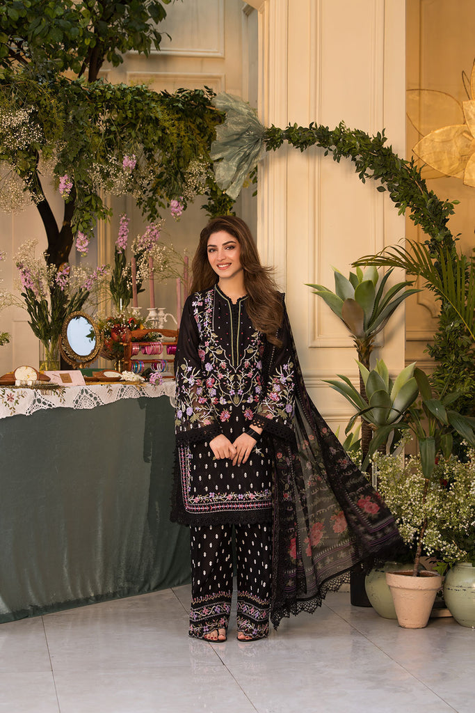 Sobia Nazir | Vital Lawn 25 | 5A XS Black Lawn