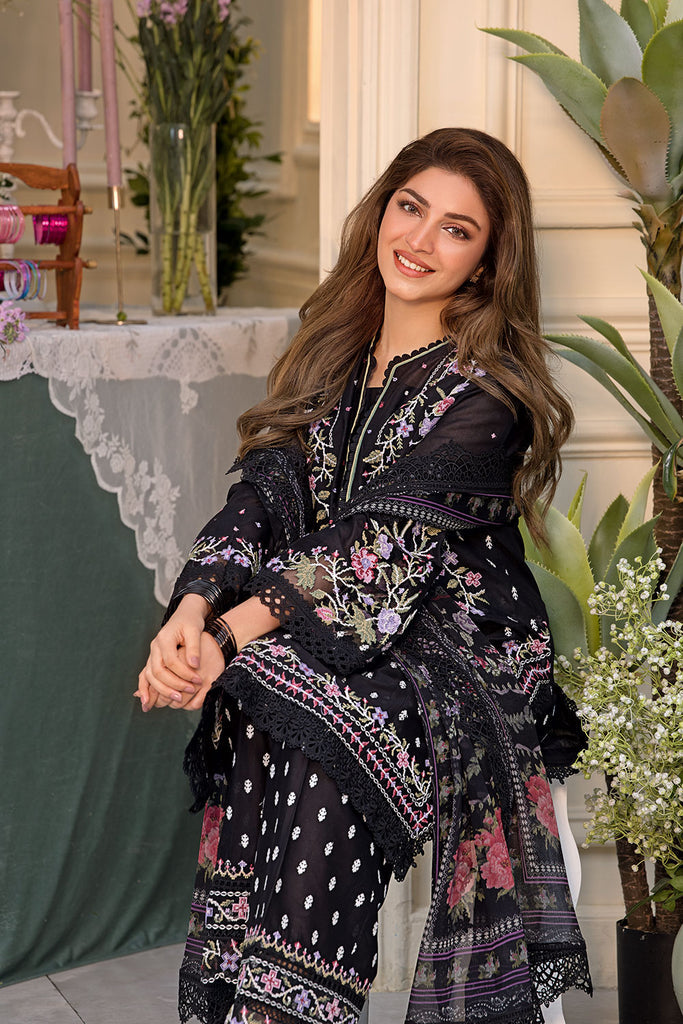 Sobia Nazir | Vital Lawn 25 | 5A M Black Lawn