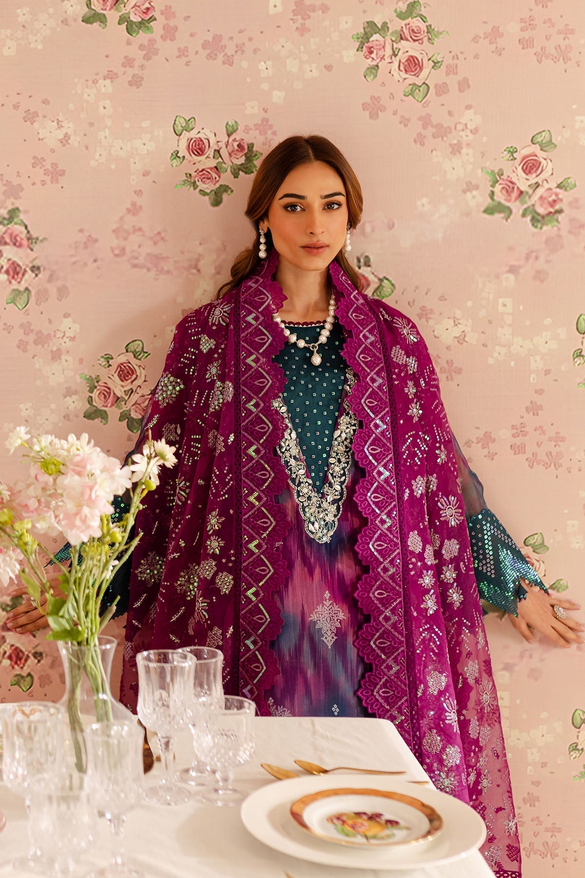 Nureh | Ballerina Formals | NU2-159 L Midnight Blue Chiffon