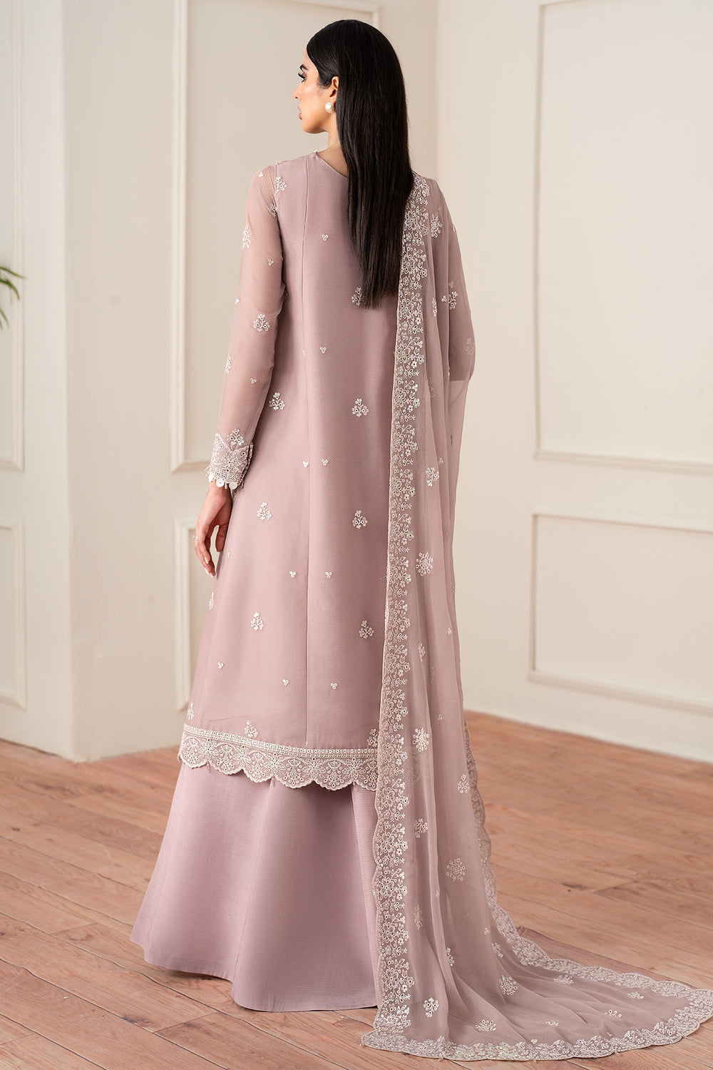 Farasha | Essence Formals 25 | Powder Bloom - Pakistani Designer Dress - by Farasha - Type : Ladies Clothes - 100% Original at Saira Sultan