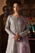Nureh | Nur Mahal Formals | NE-142 M Light Lavender Silk