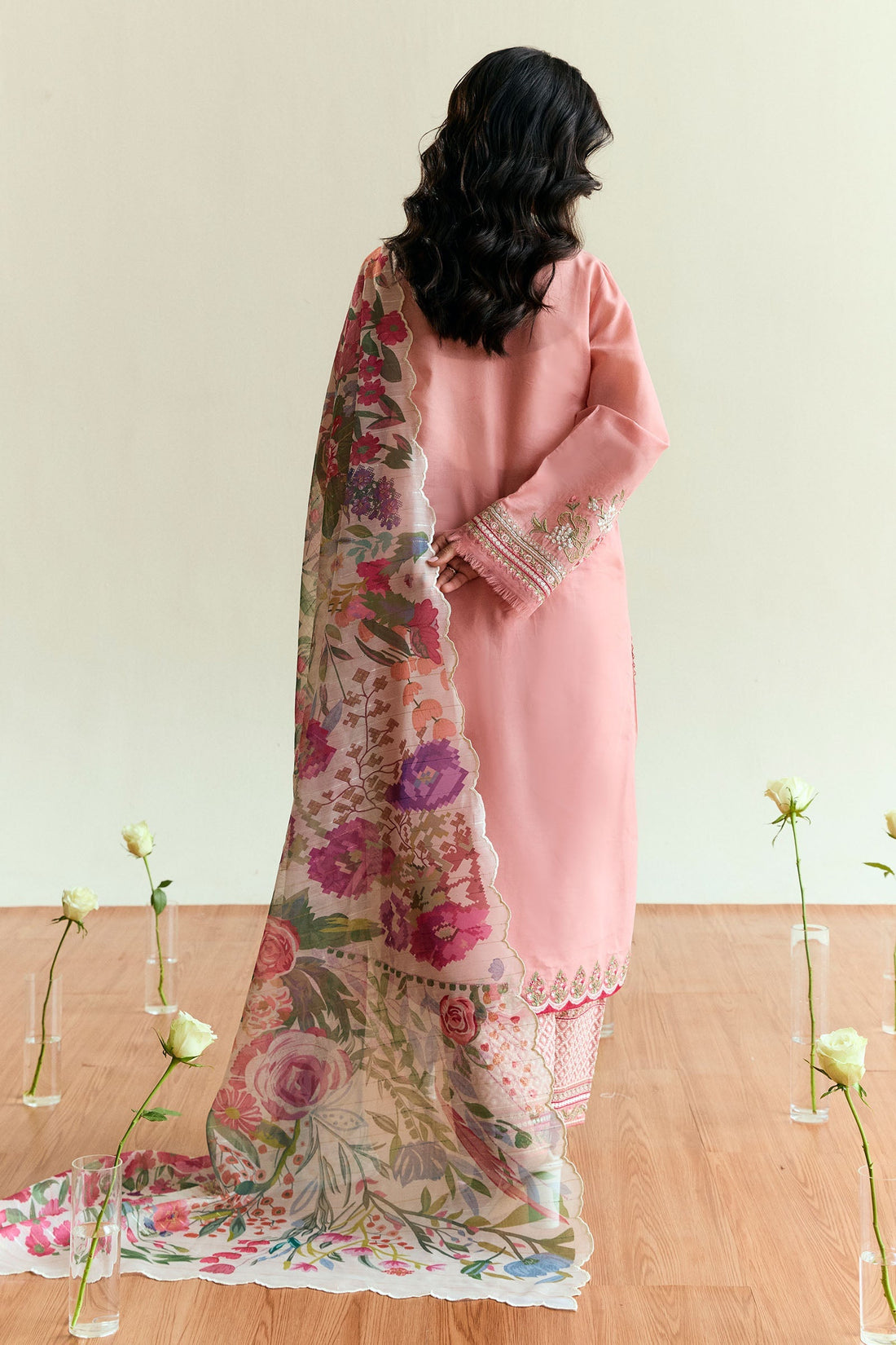 Zara Shahjahan | Coco Eid Edit | Sable-D9 XS Ash Pink Lawn