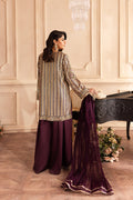 Vanya | Marlene Formals | ML-05 S Plum Chiffon
