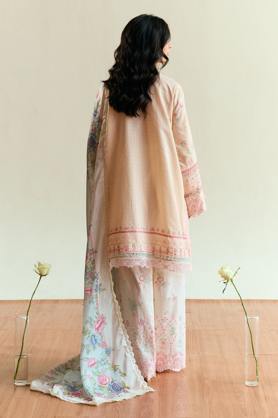 Zara Shahjahan | Coco Eid Edit | Lumen-D7 XS Ivory Jacquard