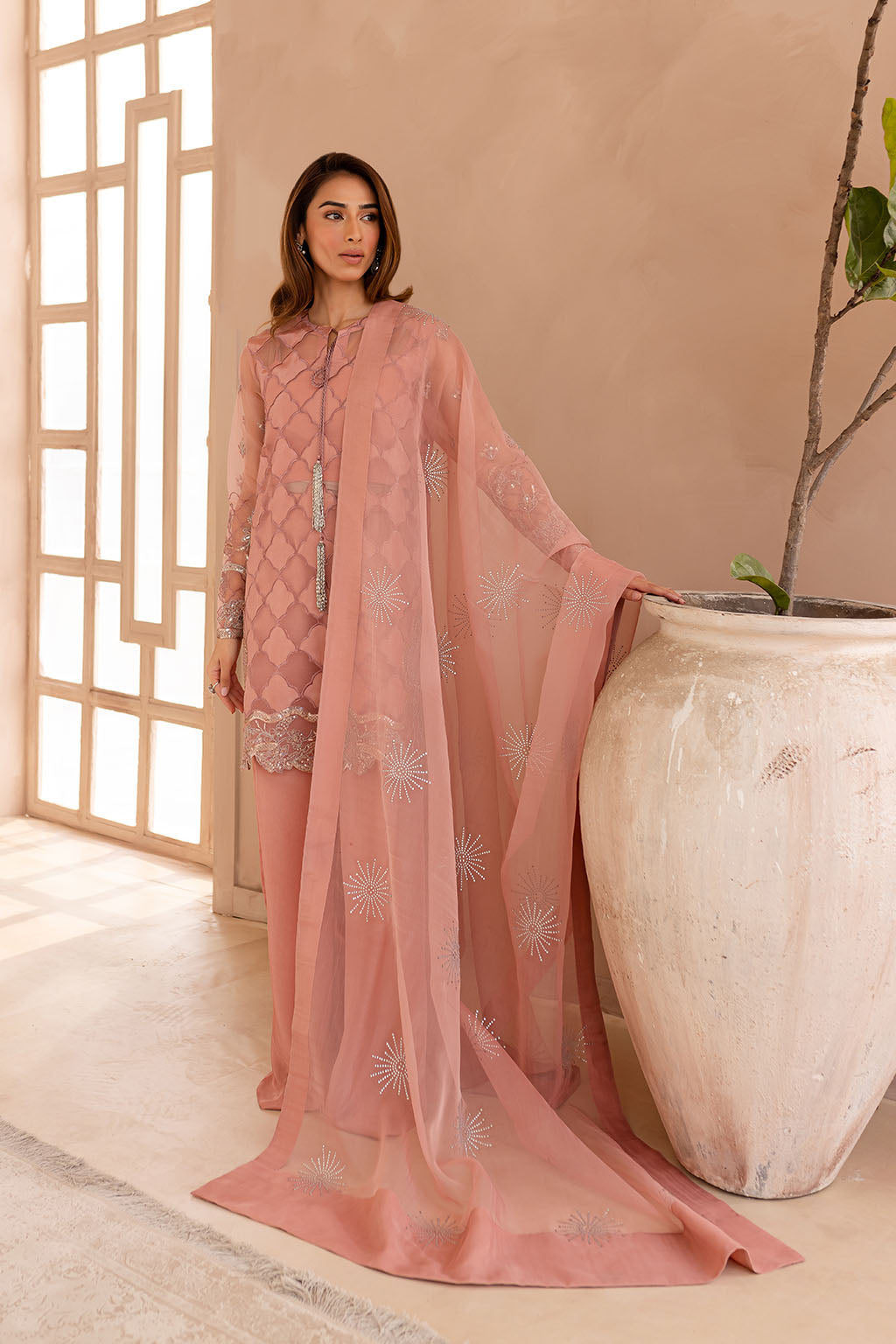 Vanya | Veranda Fromals | VR-02 L Pink Silk