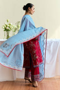Zara Shahjahan | Coco Eid Edit | Opal-D1 M Redish Pink Lawn
