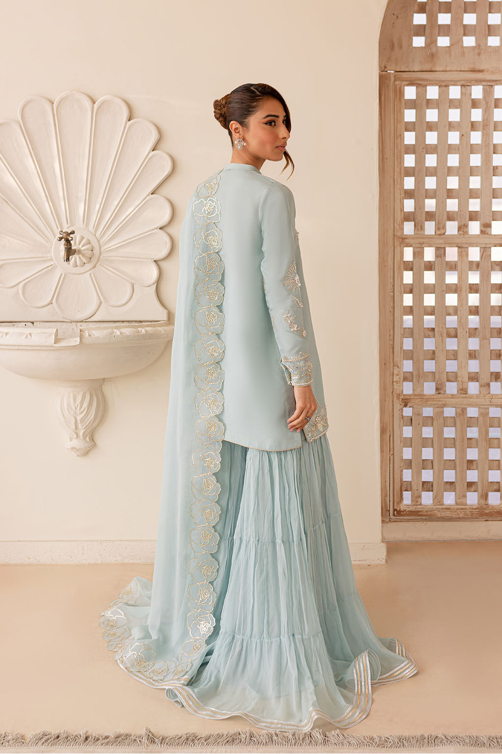 Vanya | Veranda Fromals | VR-04 XS Light Blue Silk