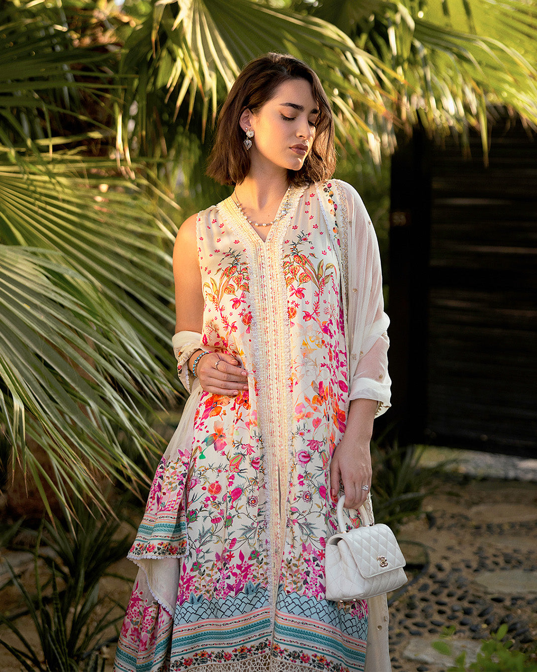 Faiza Saqlain | Carmela Luxury Pret | Beldene M Off White Silk