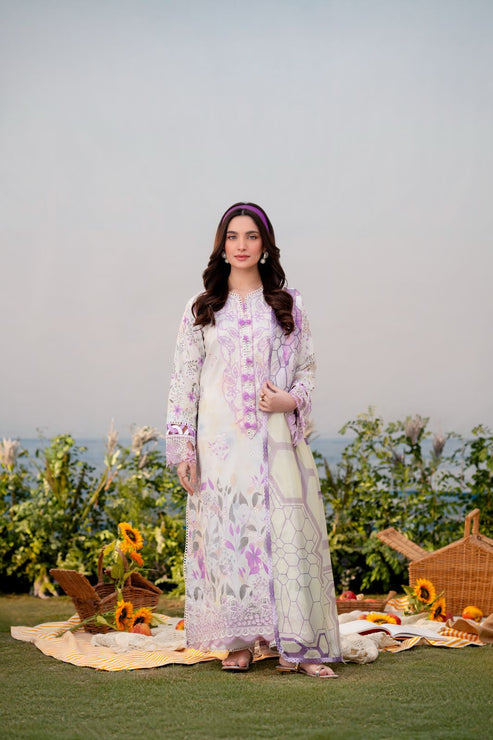 Aabyaan | Shezlin Chikankari Ramadan Edit 25 | NERGIS (AR-13) XS White Lawn