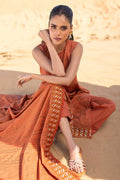 Cross Stitch | Eid Lawn 24 | RUSSET DUSK - Pakistani Designer Dress - by Cross Stitch | Type: Luxury - 100% Original at Saira Sultan