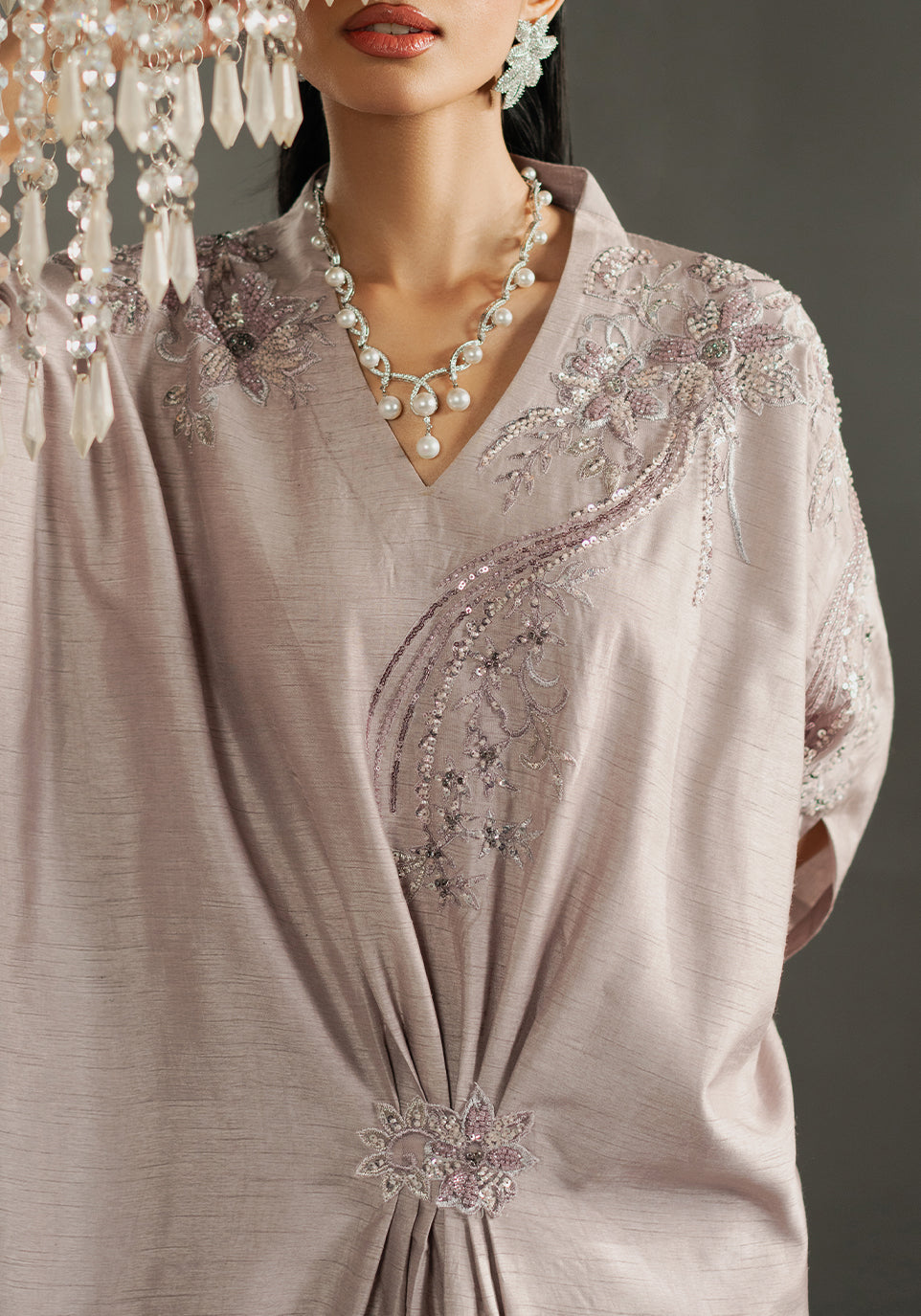 Zarqash | Silk Edit | ZQS 013 Lily L Lilac Raw Silk