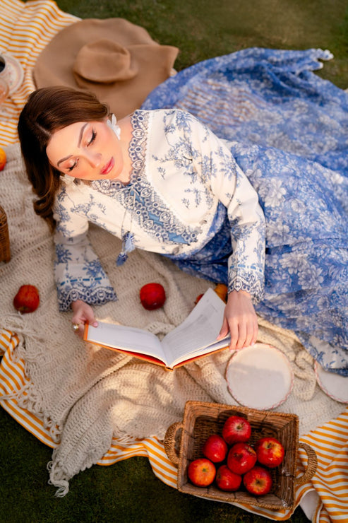 Aabyaan | Shezlin Chikankari Ramadan Edit 25 | ELYSIA (AR-01) XL White Lawn