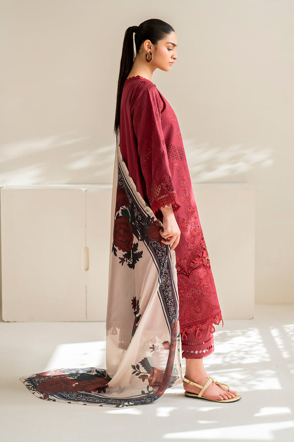 Baroque | Luxury Pret 24 | LAWN UF-676 - Pakistani Designer Dress - by Baroque | Type: Luxury - 100% Original at Saira Sultan