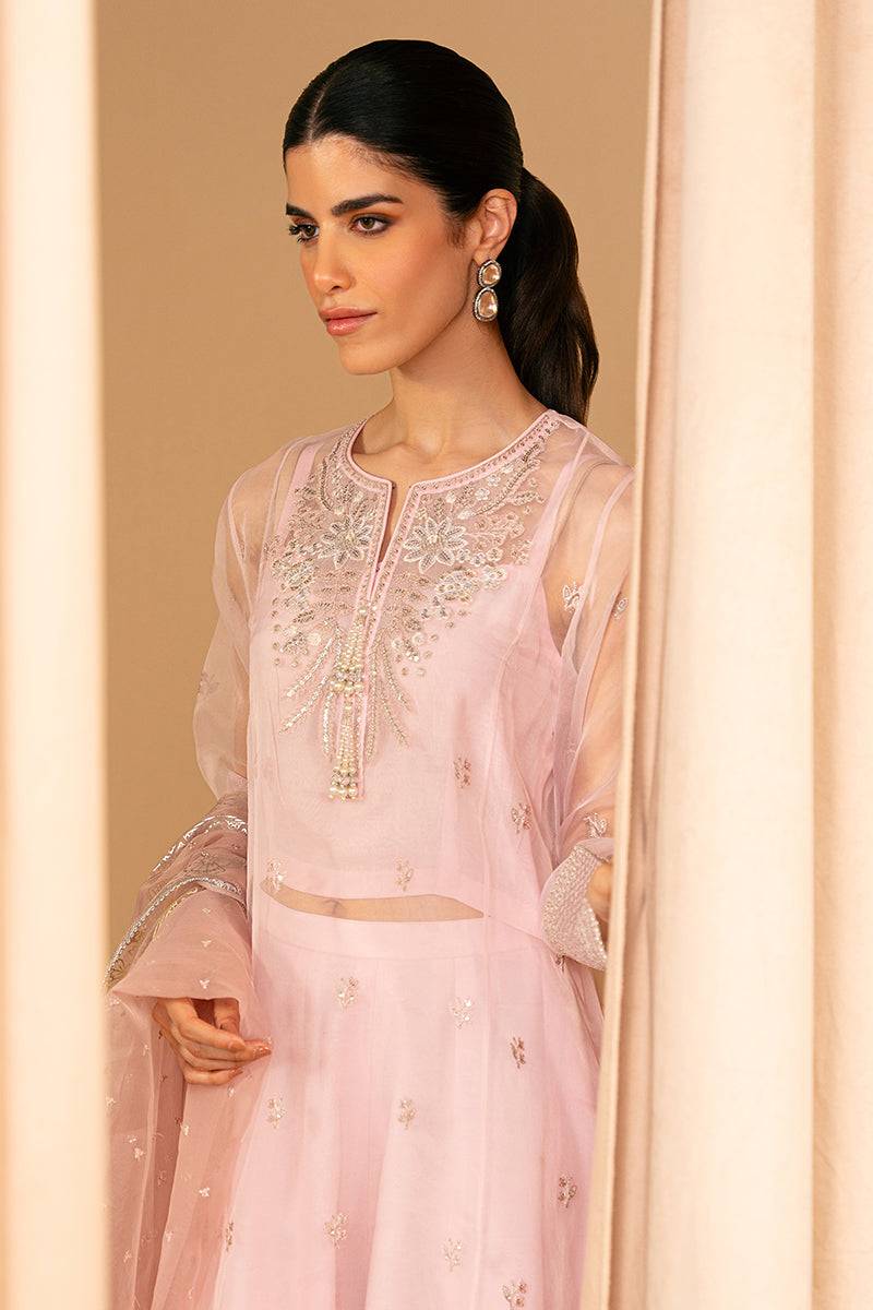 Cross Stitch | Luxe Atelier 24 | PINK BLISS - Pakistani Designer Dress - by Cross Stitch | Type: Luxury - 100% Original at Saira Sultan