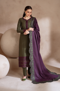 Iznik | Exclusive Winter | UE-373 XS Mehndi Khaddar