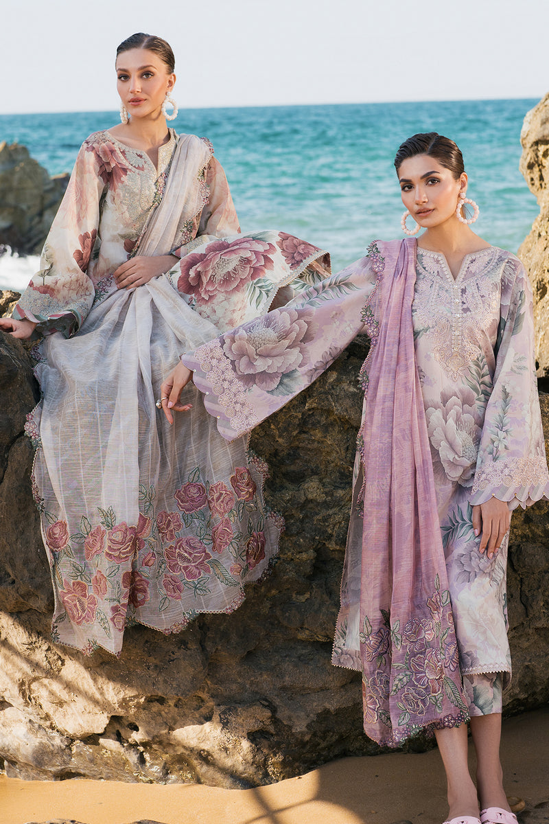 Baroque | Luxury Pret 25 | UF-4123 Custom Size Off White Lawn