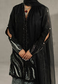 Zarqash | Silk Edit | ZQS 022 LEILA L Black Raw Silk
