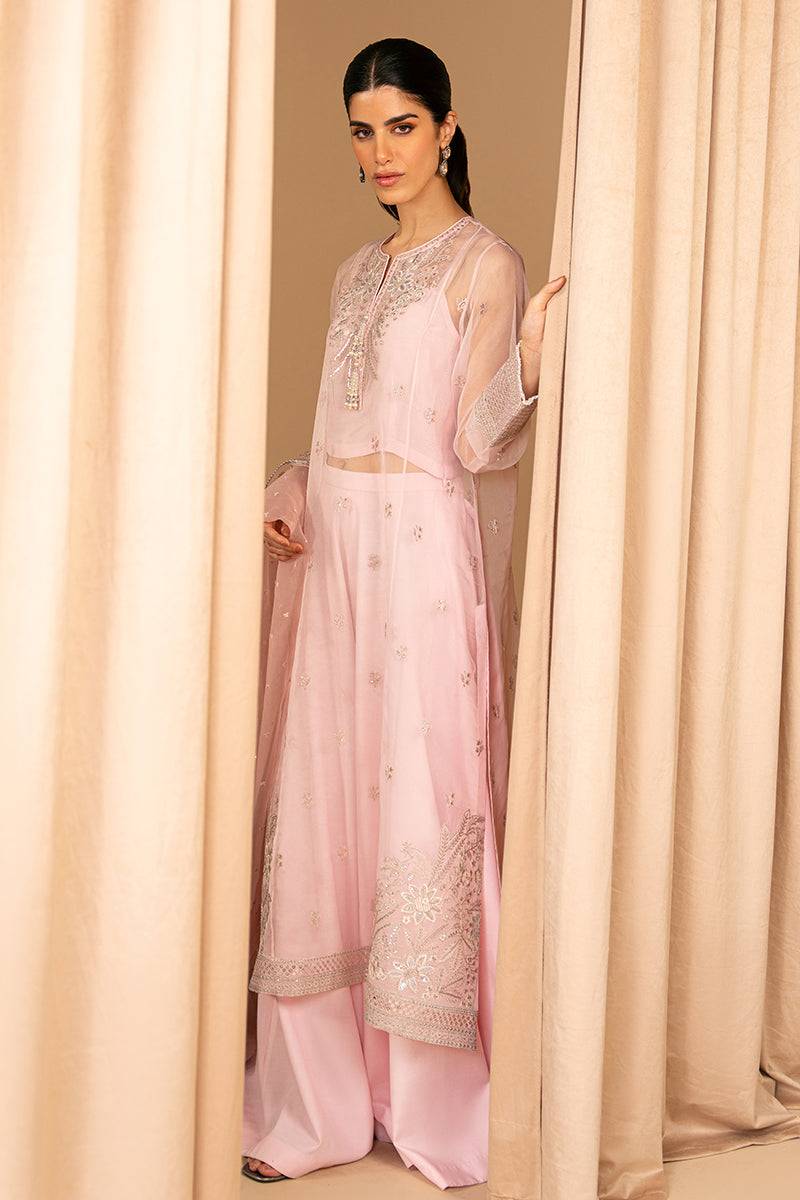 Cross Stitch | Luxe Atelier 24 | PINK BLISS - Pakistani Designer Dress - by Cross Stitch | Type: Luxury - 100% Original at Saira Sultan