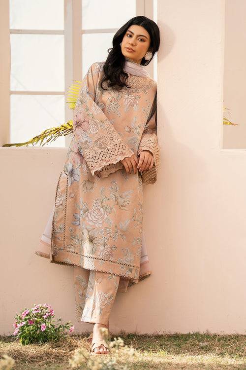 Baroque | Luxury Pret 24 | LAWN UF-597 - Pakistani Designer Dress - by Baroque | Type: Luxury - 100% Original at Saira Sultan