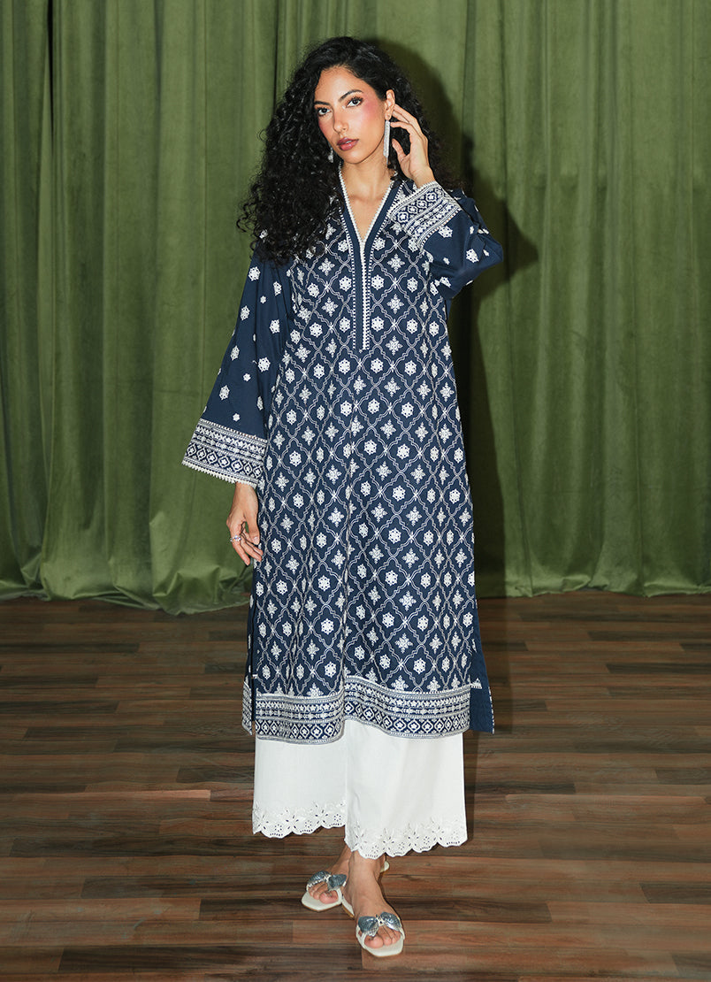 Image | Spring the Tea | ICSE-213889 XS Navy Blue Cotton
