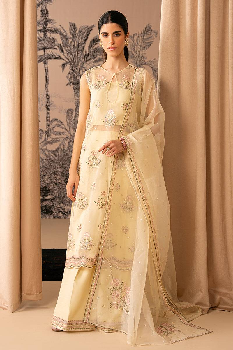 Cross Stitch | Luxe Atelier 24 | OPAL GLOW - Pakistani Designer Dress - by Cross Stitch | Type: Luxury - 100% Original at Saira Sultan