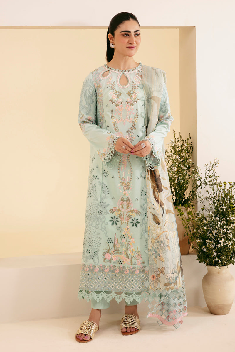 Qalamkar | Qlinekari Luxury Lawn | SQ-06 AFROZEH -  Qalamkar Luxury -  Saira Sultan