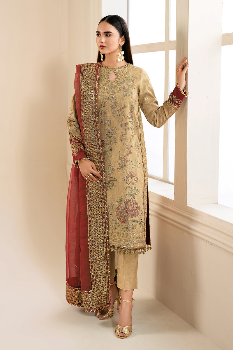 Baroque | Formal Collection | SILK UF-619 XS Beige Silk