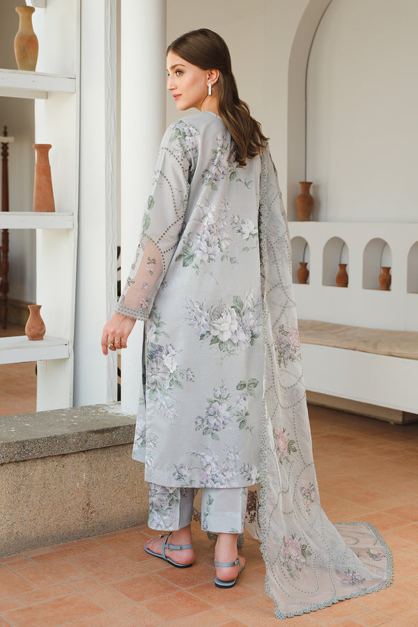 Baroque | Luxury Pret 24 | LAWN UF-651 - Pakistani Designer Dress - by Baroque | Type: Luxury - 100% Original at Saira Sultan