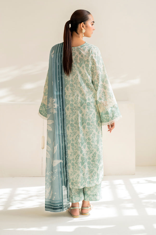 Baroque | Luxury Pret 24 | LAWN UF-677 - Pakistani Designer Dress - by Baroque | Type: Luxury - 100% Original at Saira Sultan