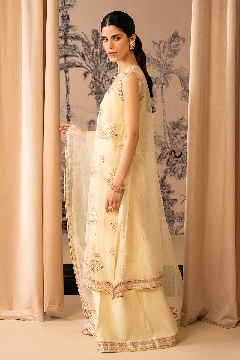 Cross Stitch | Luxe Atelier 24 | OPAL GLOW - Pakistani Designer Dress - by Cross Stitch | Type: Luxury - 100% Original at Saira Sultan