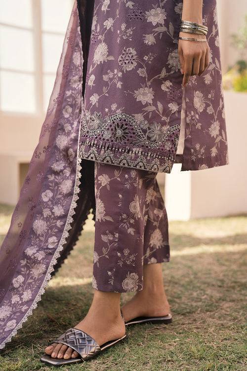 Baroque | Luxury Pret 24 | LAWN UF-598 - Pakistani Designer Dress - by Baroque | Type: Luxury - 100% Original at Saira Sultan
