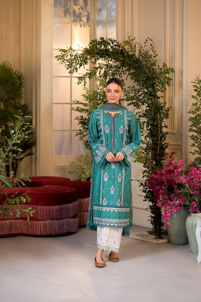 Sobia Nazir | Vital Lawn 25 | 6A XL Emerald Green Lawn