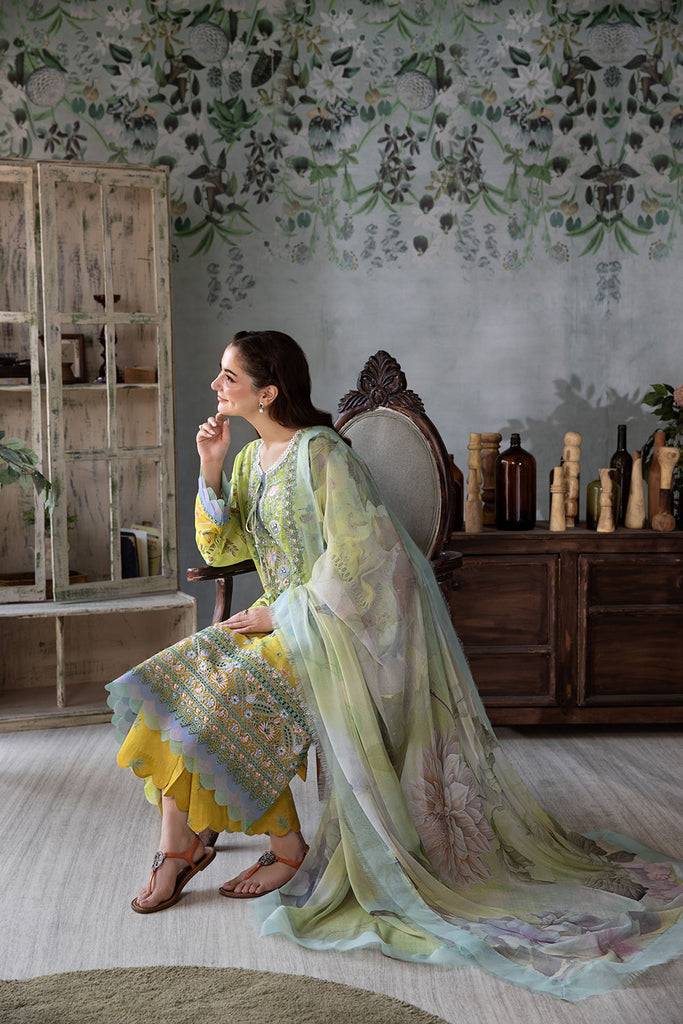 Sobia Nazir | Vital Lawn 25 | 6A - Pakistani Designer Dress - by Sobia Nazir | Type: Ladies Clothes - 100% Original at Saira Sultan