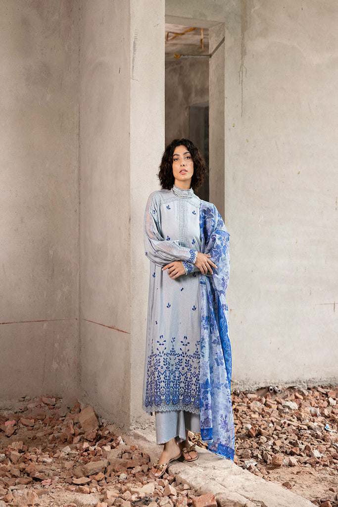 Sobia Nazir | Fall Edit 24 | DESIGN 6A FALL EDIT 2024 UNSTITCHED - Pakistani Designer Dress - by Sobia Nazir | Type: Luxury - 100% Original at Saira Sultan
