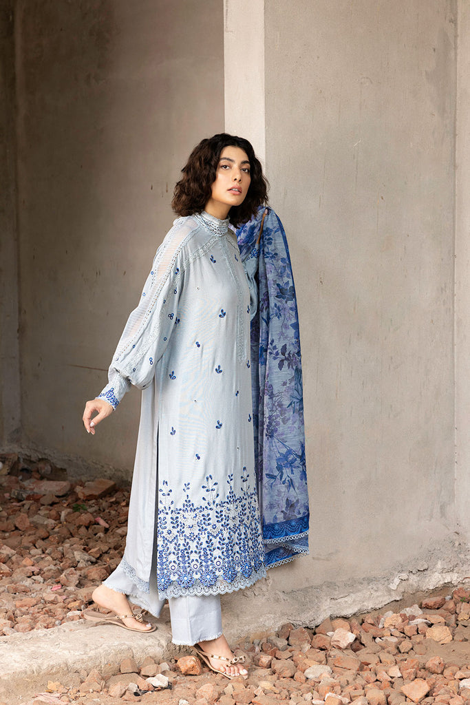 Sobia Nazir | Fall Edit 24 | DESIGN 6A FALL EDIT 2024 UNSTITCHED - Pakistani Designer Dress - by Sobia Nazir | Type: Luxury - 100% Original at Saira Sultan