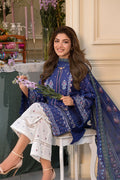 Sobia Nazir | Vital Lawn 25 | 6B XL Persion Blue Lawn