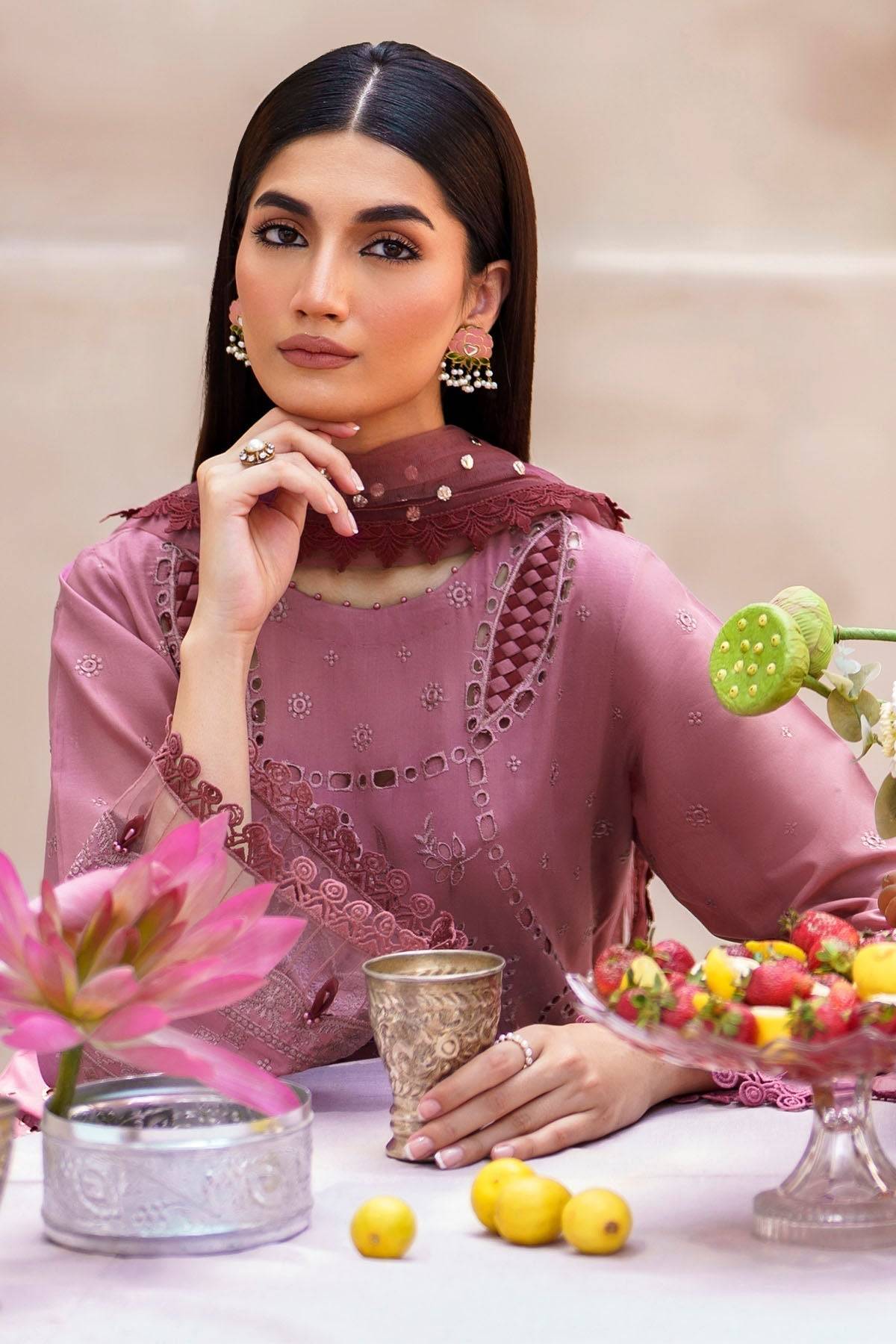 Nureh | Bazaar Lawn | NS - 136 - Pakistani Designer Dress - by Nureh | Type: Luxury - 100% Original at Saira Sultan