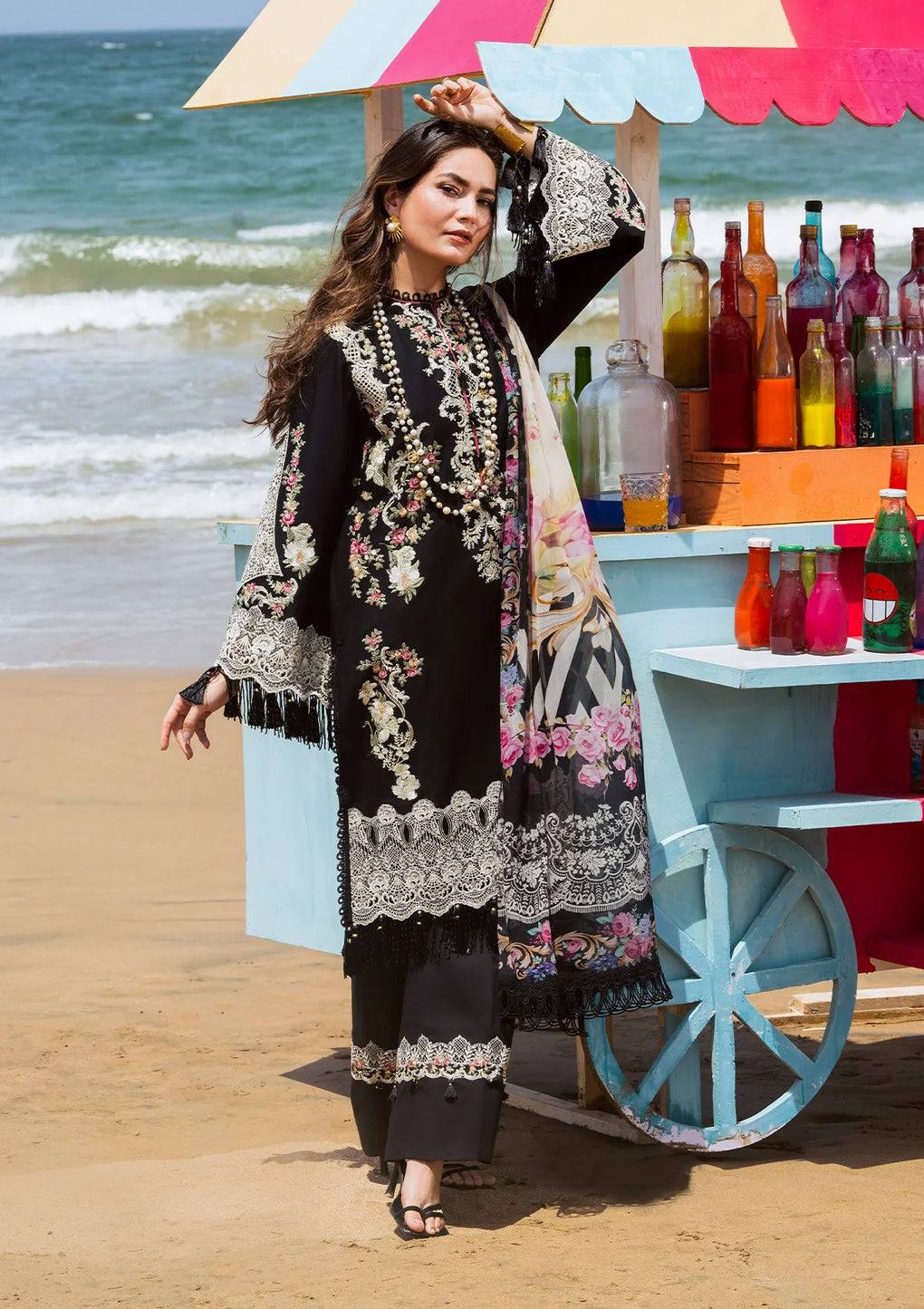 Elaf Premium | Hai Kuch Festive Lawn 24 | EHK-09 Nafees - Pakistani Designer Dress - by Elaf Premium | Type: Luxury - 100% Original at Saira Sultan