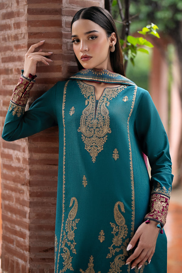 Jazmin | Winter Edition 24 | KHADDAR UW-0070 - Pakistani Designer Dress - by Jazmin | Type: Luxury - 100% Original at Saira Sultan