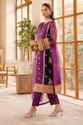 Emaan Adeel | Noore Festive Formals | NAYERA Custom Size Magenta Organza