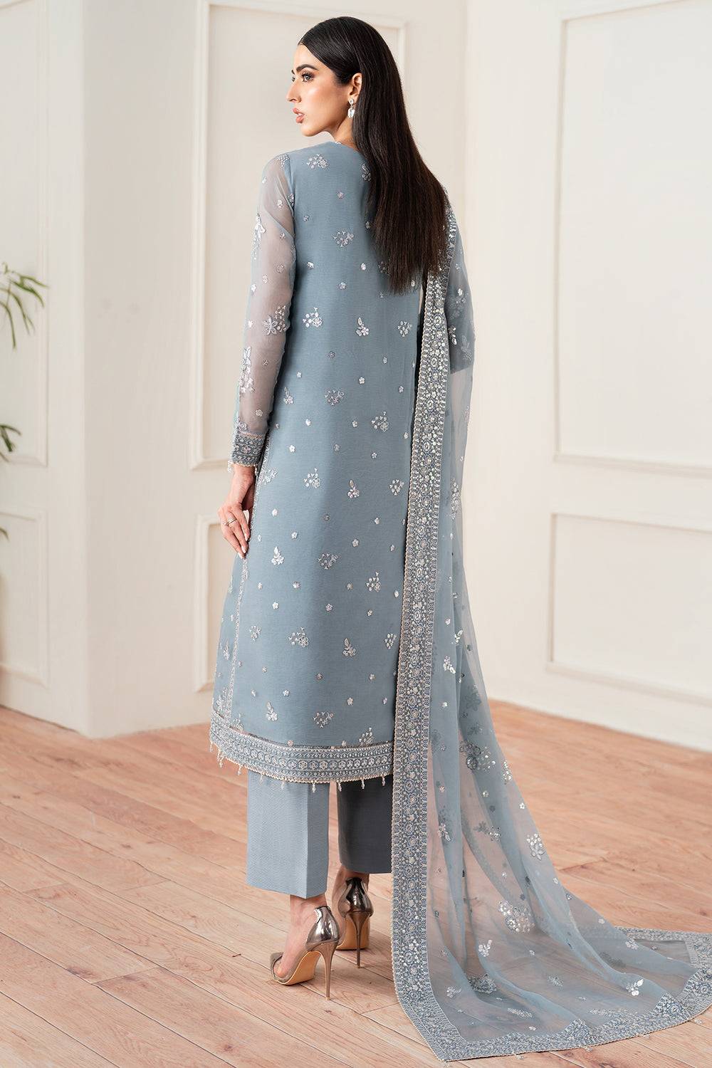 Farasha | Essence Formals 25 | Aqua Bliss - Pakistani Designer Dress - by Farasha - Type : Ladies Clothes - 100% Original at Saira Sultan