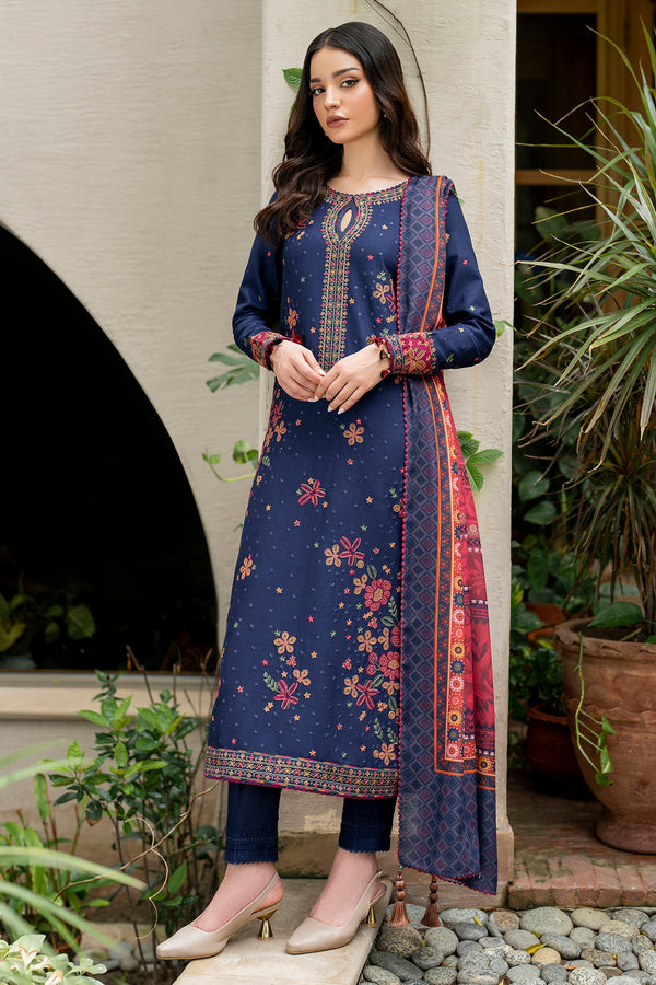 Jazmin | Winter Edition 24 | KHADDAR UW-0051 - Pakistani Designer Dress - by Jazmin | Type: Luxury - 100% Original at Saira Sultan