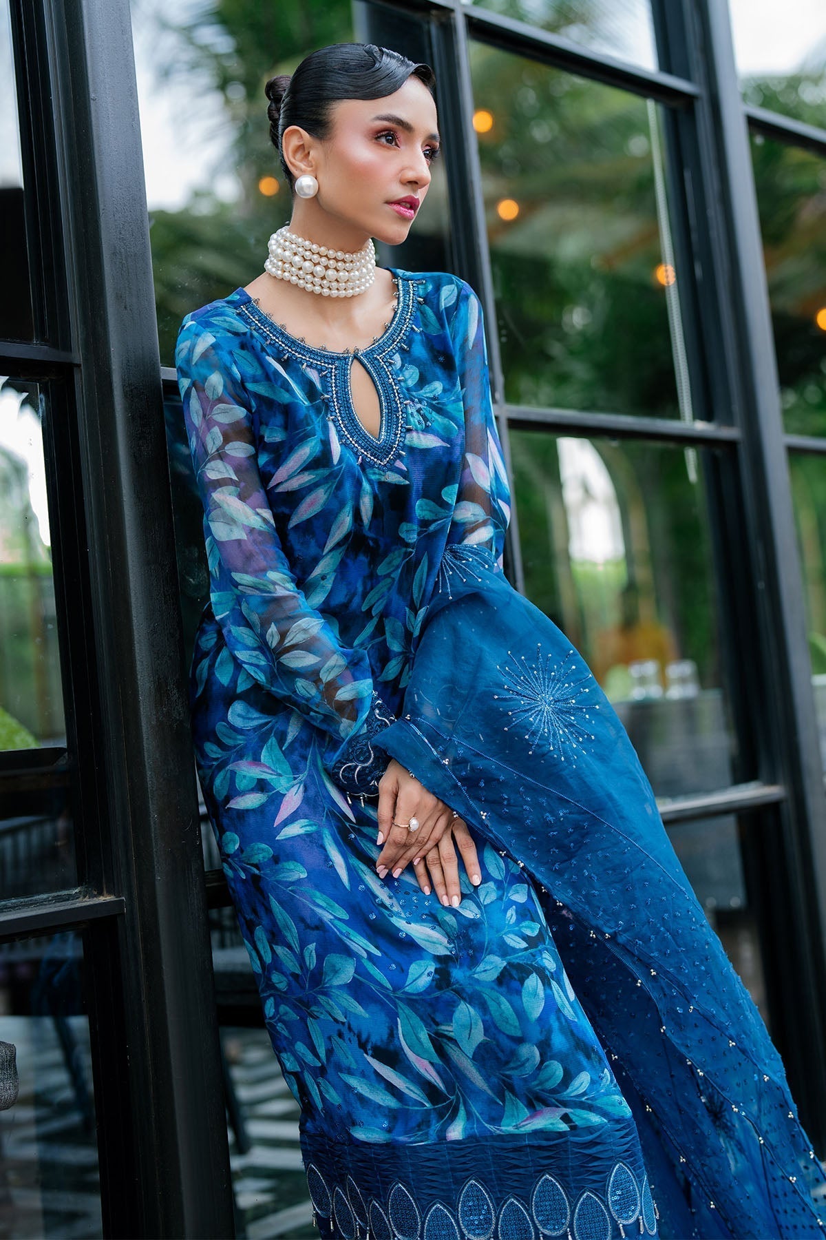 Nureh | Ballerina Formals | NU2-153 - Pakistani Designer Dress - by Nureh | Type: Luxury - 100% Original at Saira Sultan