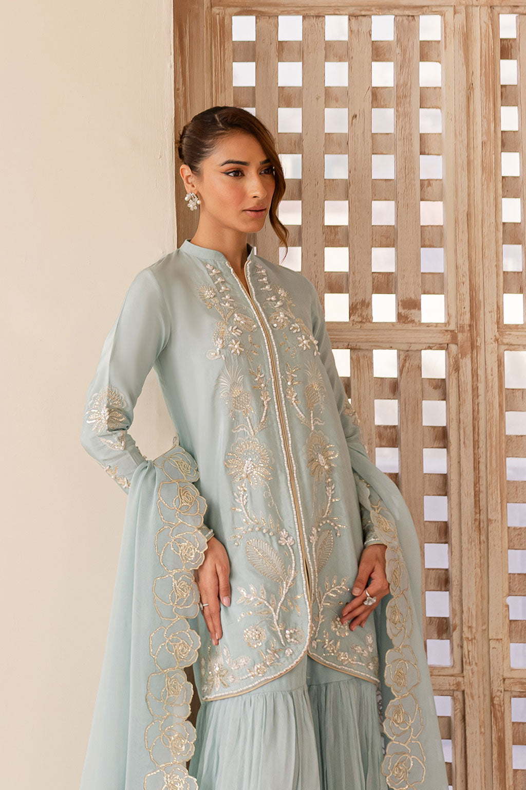 Vanya | Veranda Fromals | VR-04 M Light Blue Silk