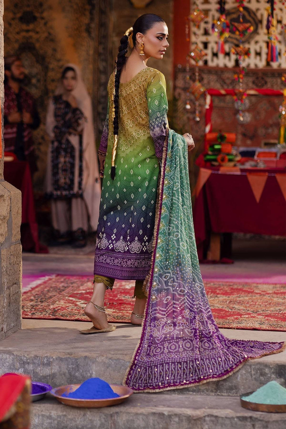 Nureh | Bazaar Lawn | NS-132 - Pakistani Designer Dress - by Nureh | Type: Luxury - 100% Original at Saira Sultan