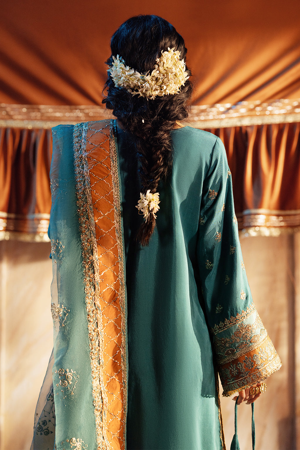 AJR Couture | The Silk Edition 25 | ULFAT Custom Size Teal Blue