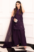 Hana | Signature Series | Amethyst Glow XS Plum Raw Silk