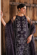 Iznik | Luxury Chiffon | ILC-06 XL Dark Purple Organza