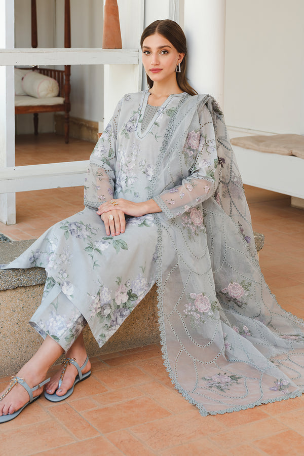 Baroque | Luxury Pret 24 | LAWN UF-651 - Pakistani Designer Dress - by Baroque | Type: Luxury - 100% Original at Saira Sultan